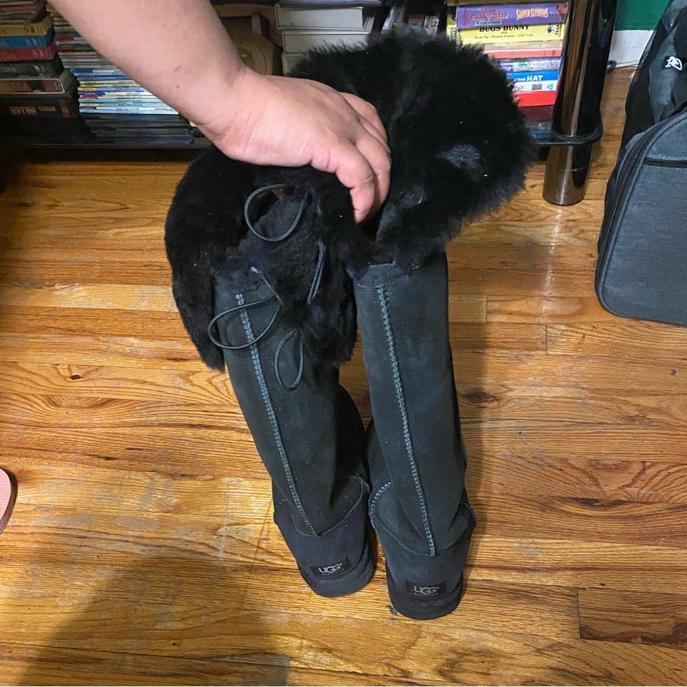 UGG Black Over the Knee Boots - Picture 2 of 5